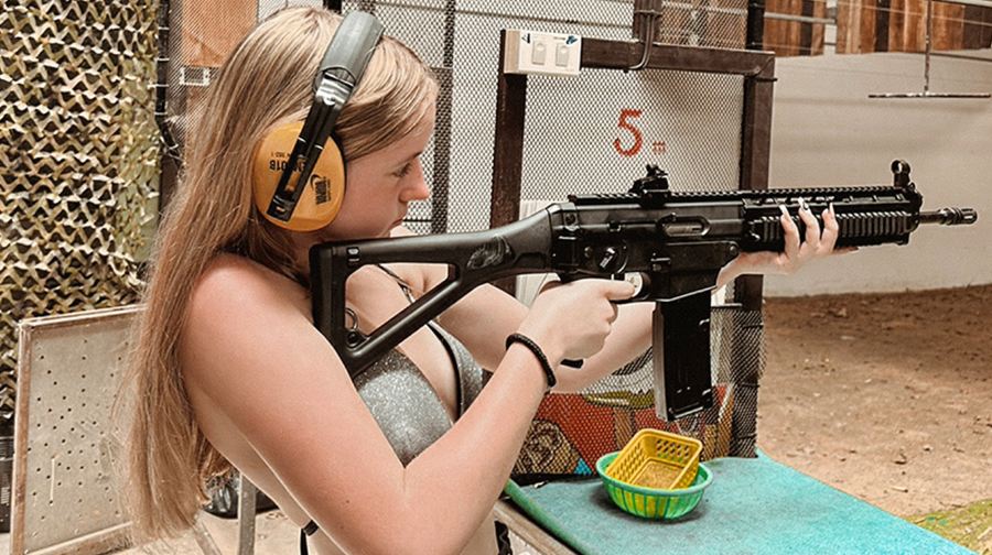 清邁湄林333射擊場/槍火實彈射擊俱樂部700 Year射擊場真槍靶場打槍體驗泰國真人CS