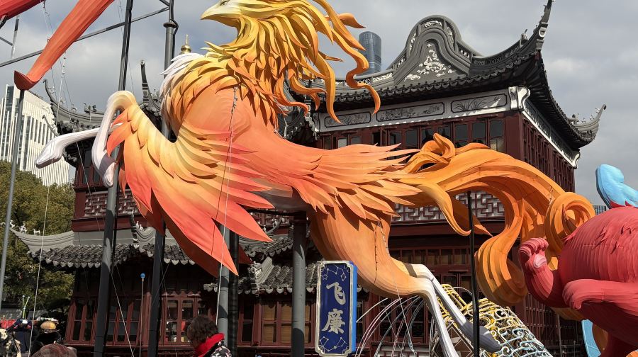 上海豫園+城隍廟傳統文化體驗：提前賞春節燈會 可選中式茶飲