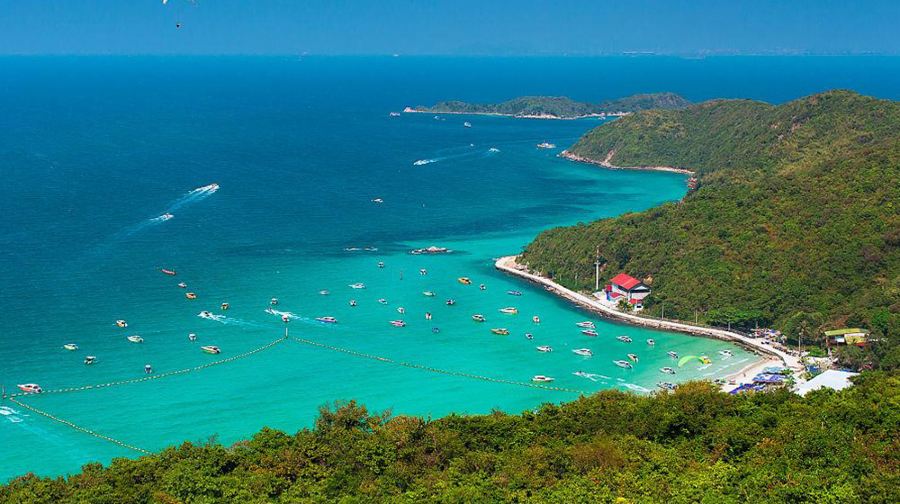 泰國芭達雅格蘭島出海浮潛/水上滑梯樂園 可升級海鮮餐 空拍旅拍
