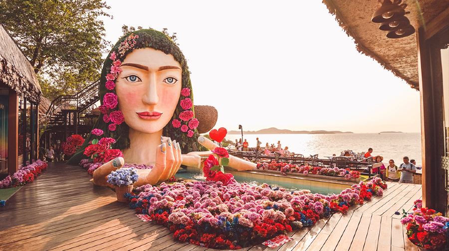 芭提雅美人魚餐廳懸崖海景日落3 mermaids預訂代金券 訂座服務