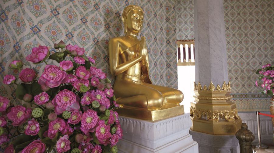 曼谷鼓舞人心的佛教寺廟