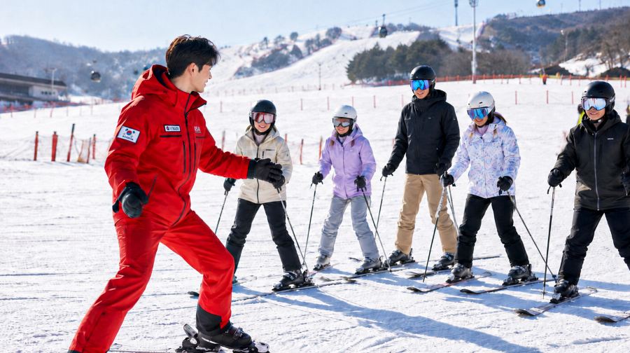  [官方] 韓國伊甸園山谷滑雪場一日遊 (釜山出發,含衣服,可追加課程)
