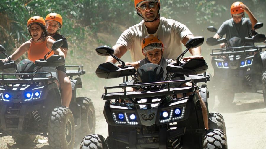 【芭東綠山越野探險】 ATV／越野車四驅／高空滑索|專業教練|芭東免費接駁|親子／情侶／團建全適用