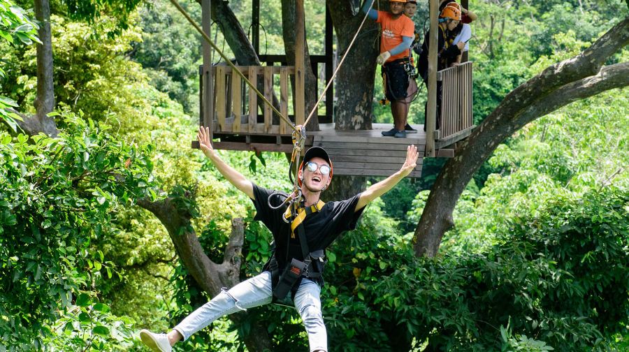 普吉島叢林飛躍ATV騎大象 刺激探險越野車泰國旅遊中文服務