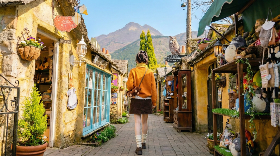 九州由布院+如意輪寺+湯布院小鎮+金麟湖+別府地獄溫泉一日遊
