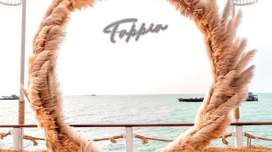 泰國芭提雅Tappia Floating Cafe海上咖啡廳【咖啡館釣魷魚-現釣現吃｜夜釣魷魚｜快艇接送｜海上日落】