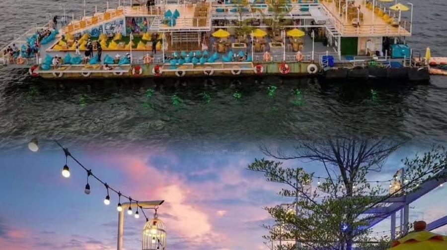 芭提雅海上夜釣魷魚[免費海鮮沾醬/峇裡海碼頭來回快艇/迎賓飲料/魷魚釣魚活動/滿人會立刻發船]