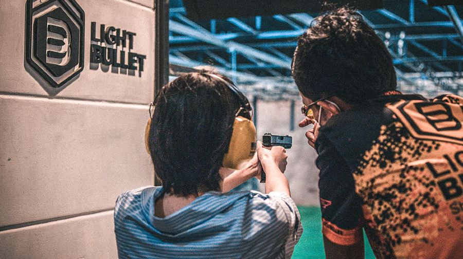 泰國芭達雅射擊場 Light Bullet真槍靶場光影 芭提雅射擊俱樂部實彈打靶體驗中心（多槍型選擇+專業教練）