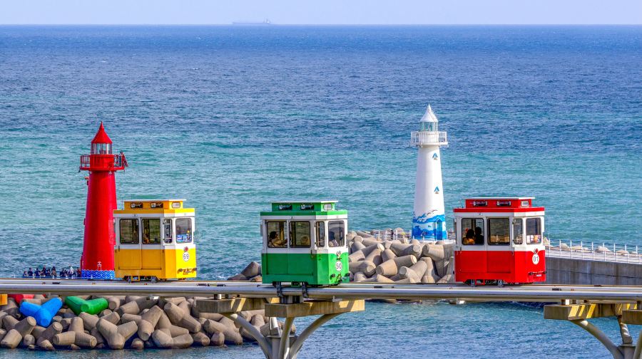 海雲台藍線公園海岸列車票(尾浦出發)大小同價