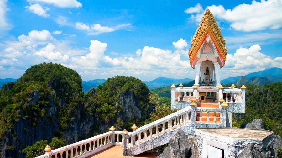 วันเดย์สระมรกต น้ำตกร้อน วัด กระบี่