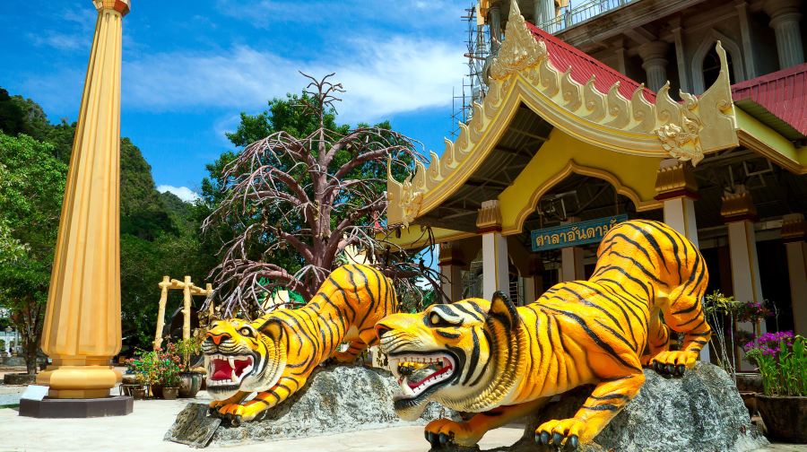 วันเดย์สระมรกต น้ำตกร้อน วัด กระบี่